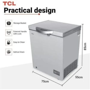 TCL 130L freezer